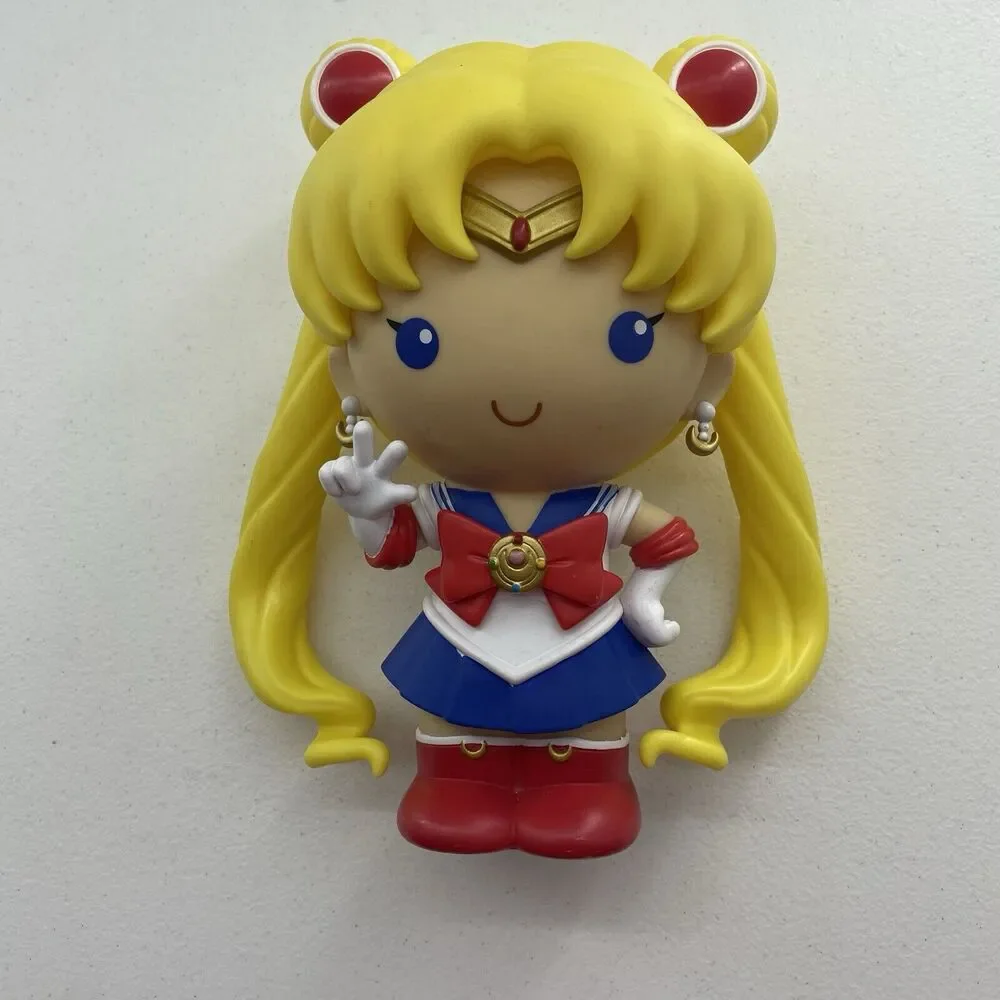 Sailor Moon Usagi Chibi Figural‎ Coin Piggy Bank 9” Anime Japan Character Toy